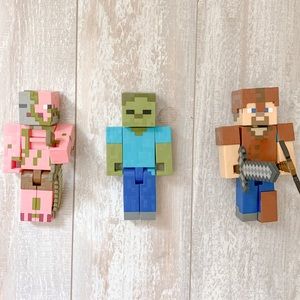 Minecraft Figures Set of 3